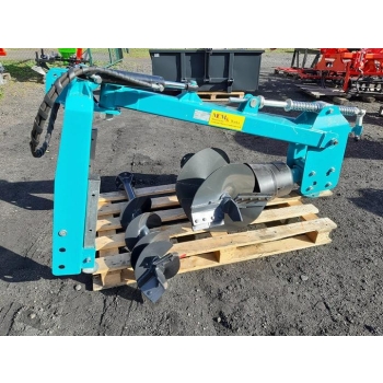 Świder ziemny z posuwem hydraulicznym