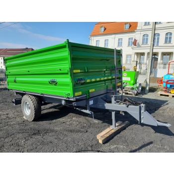 Przyczepa jednoosiowa 3,5 tony, wywrotka